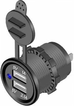 Zásuvka 2xUSB napájacia (HDX)
