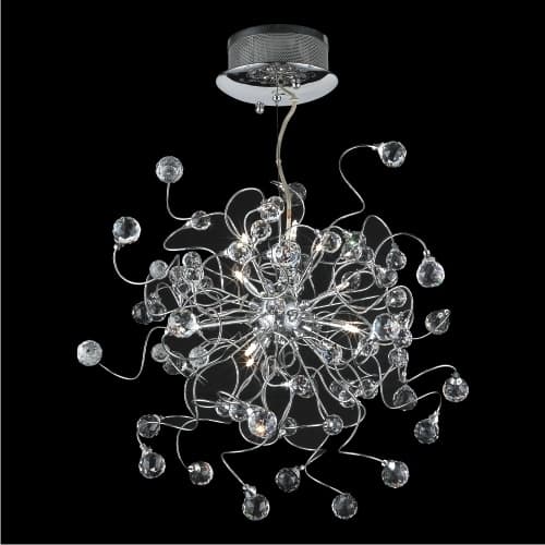 Svietidlo CRYSTAL/9176-12/, 12xG4/20W,,mat.: chrómE / ASFOUR CRYSTAL (LUXERA)