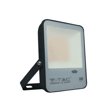Reflektor LED so súmrakovým senzorom PRO HL 30W, 6500K, 3000lm, čierny VT-37 (V-TAC)