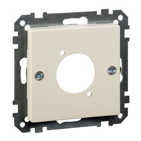 Kryt zásuvky audio XLR biela krémová Merten SysM (Schneider)