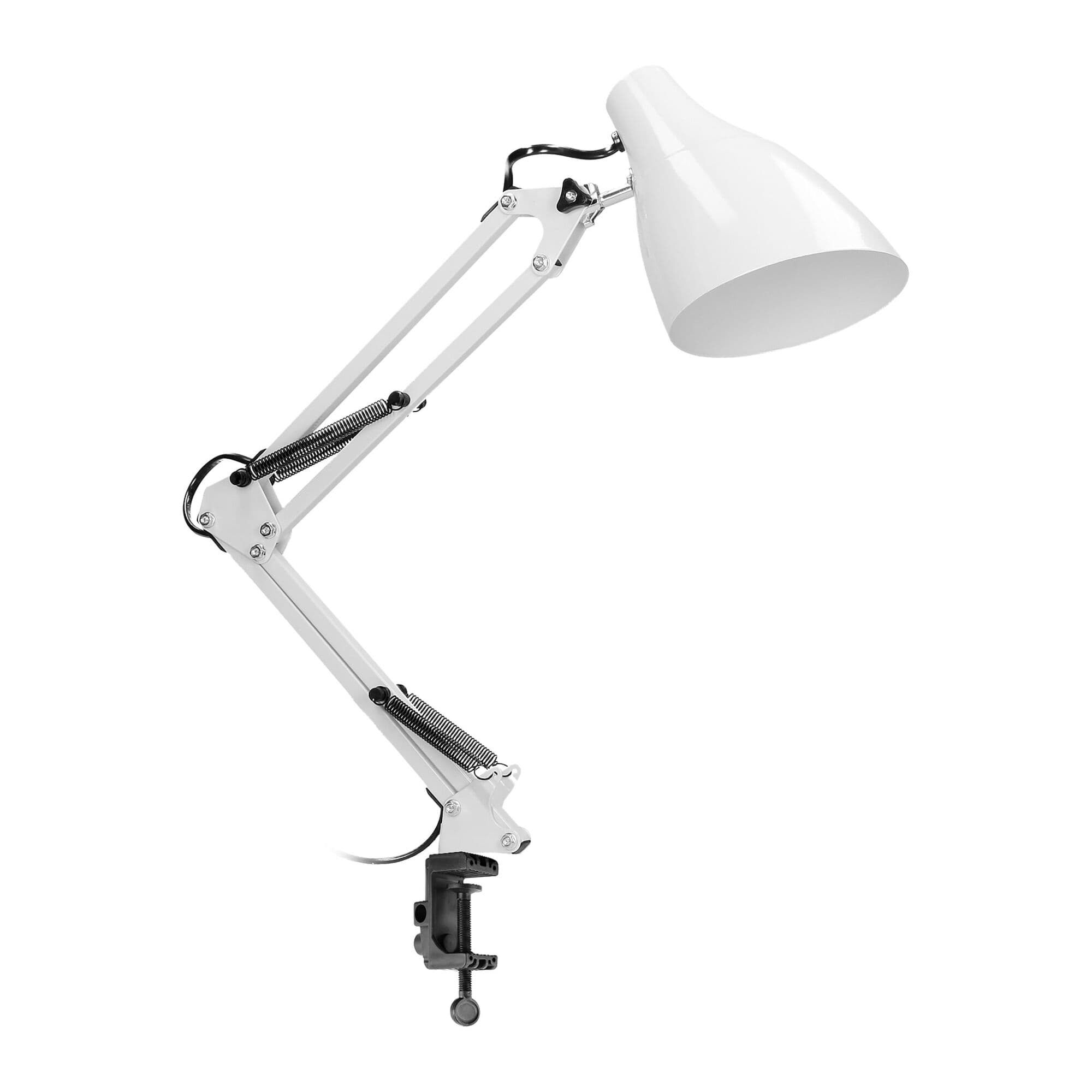 Stolná lampa DIAN DL-13/W, E27, 60W, oceľ, biela (ORNO)