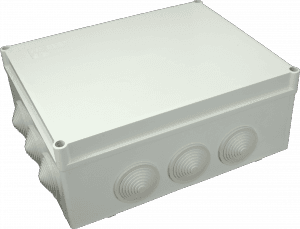 Škatuľa inštalačná S-BOX 606 SK 300x120x220mm (400V) s vývodkami sivá IP55 (SEZ DK)