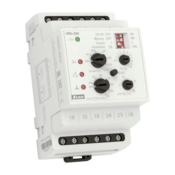 Relé napäťové HRN-43N/230V AC 230 V (ELKO)