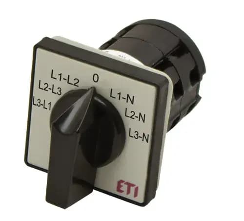 Vačkový spínač pre voltmeter 32A fázový a medzifázový, CS 32 66 U (ETI)
