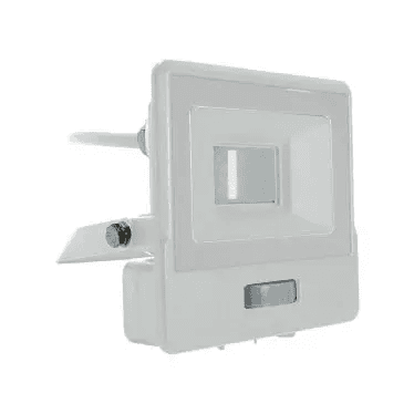 Reflektor LED so senzorom PRO 10W, 3000K, 735lm, biely s káblom VT-118S-1 (V-TAC)