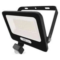 LED reflektor GLARO s pohybovým čidlom, 50 W, čierny, IP54, 5000 lm, neutrálna biela(EMOS)