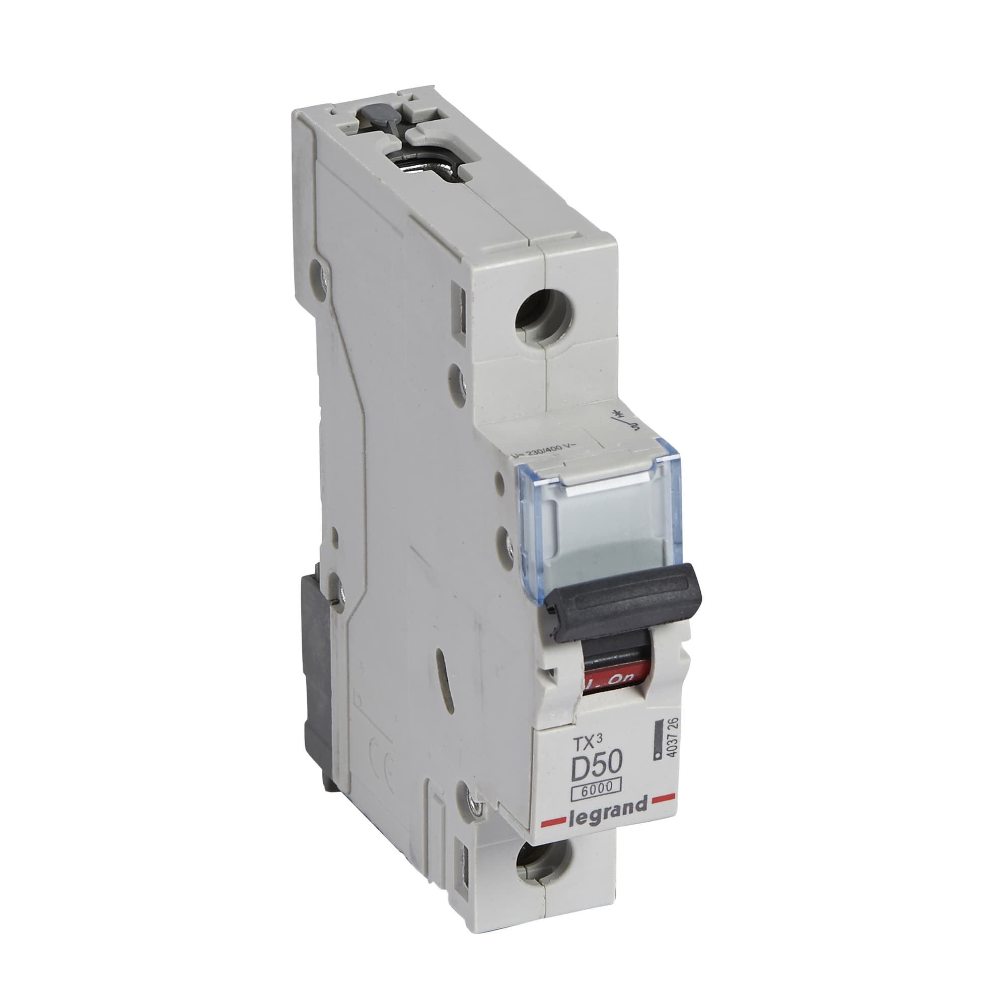 Istič 1-pólový D/50A 6kA Rada:TX3 (Legrand)