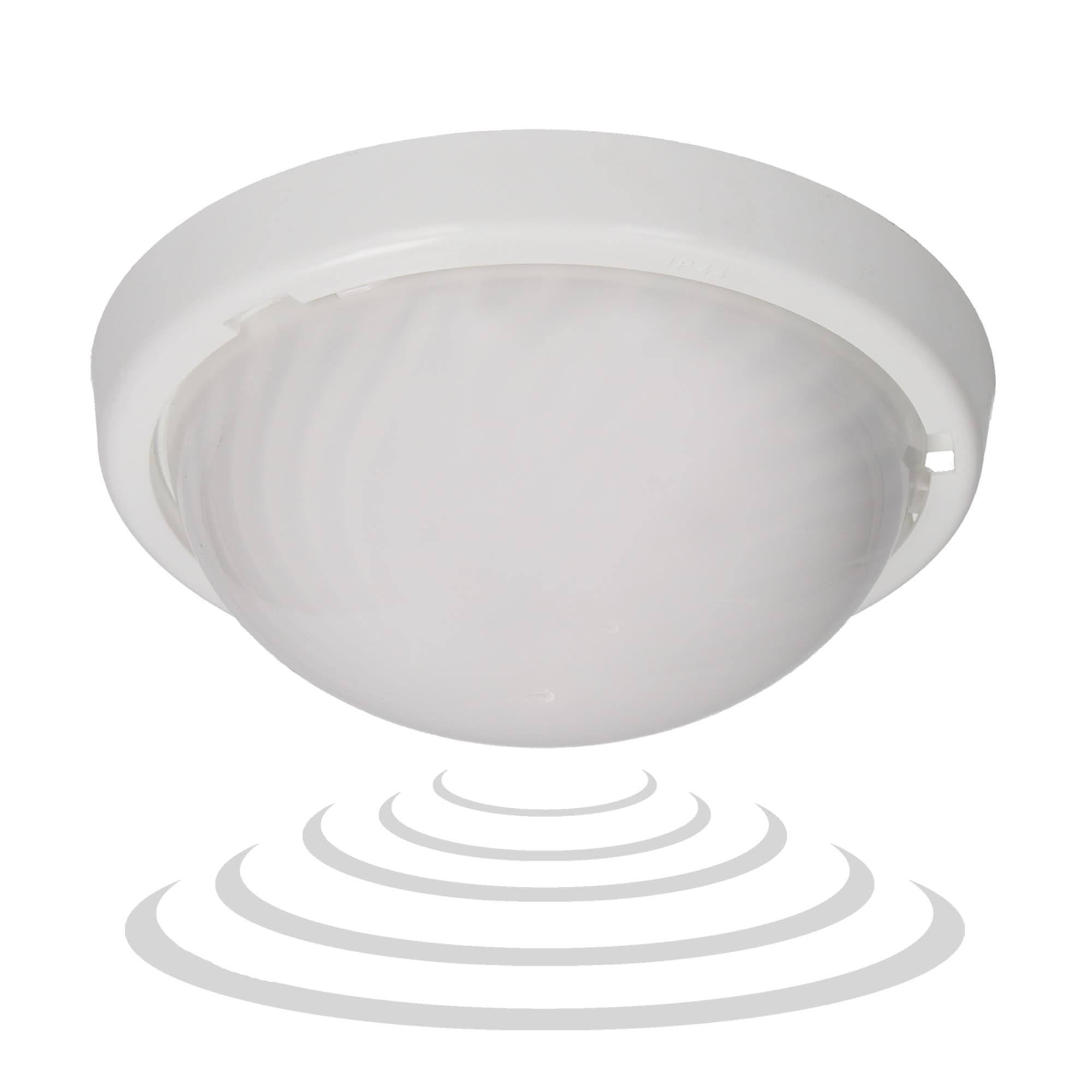 E27 lighting fixture FEN with microwave sensor, IP44