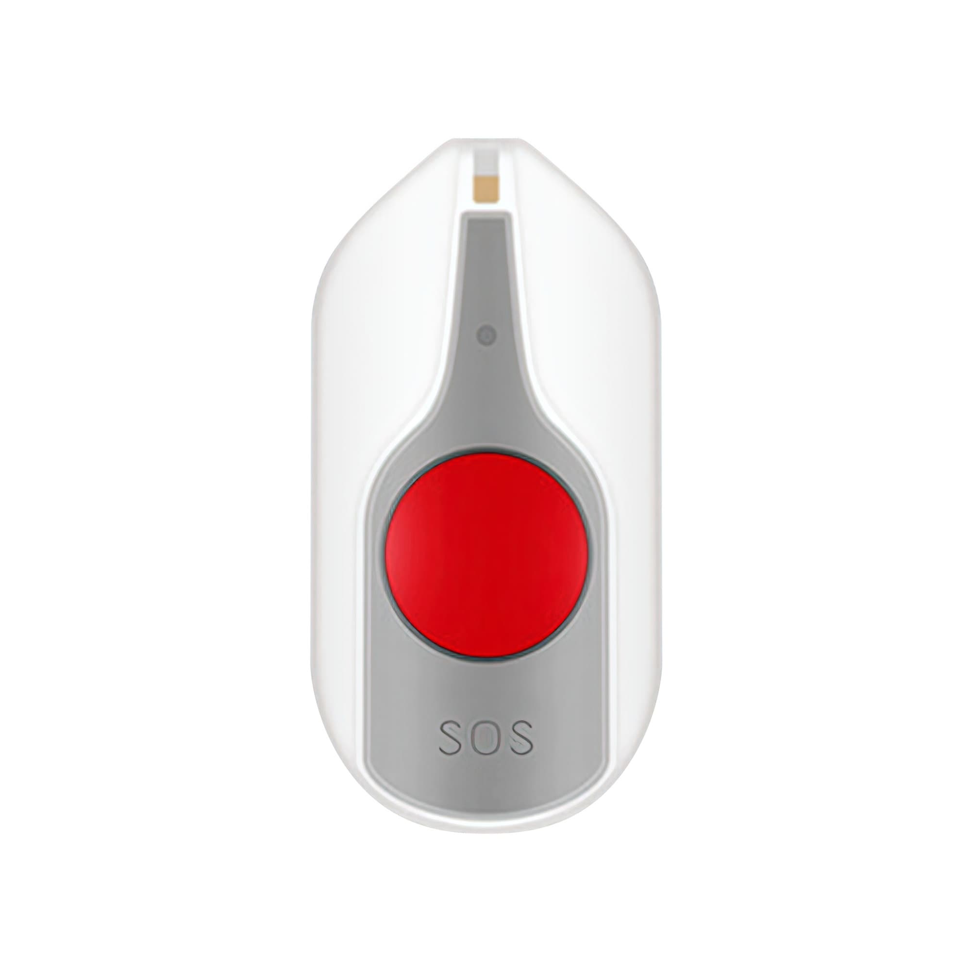 SOS doorbell button, battery-powered, for wireless doorbells, SIGO series, white