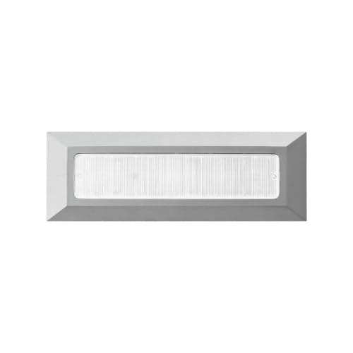 Svietidlo orientačné prisadené RADIX LED 4W 4000K IP65 SQ 220lm, sivé (EMITHOR)