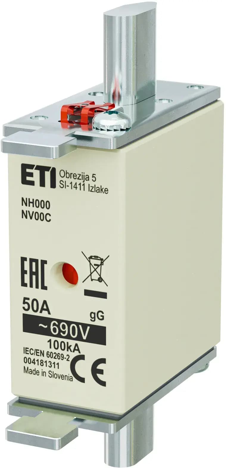 Nožová poistka NV/NH 00C 50A gL/gG 690V KOMBI (ETI)