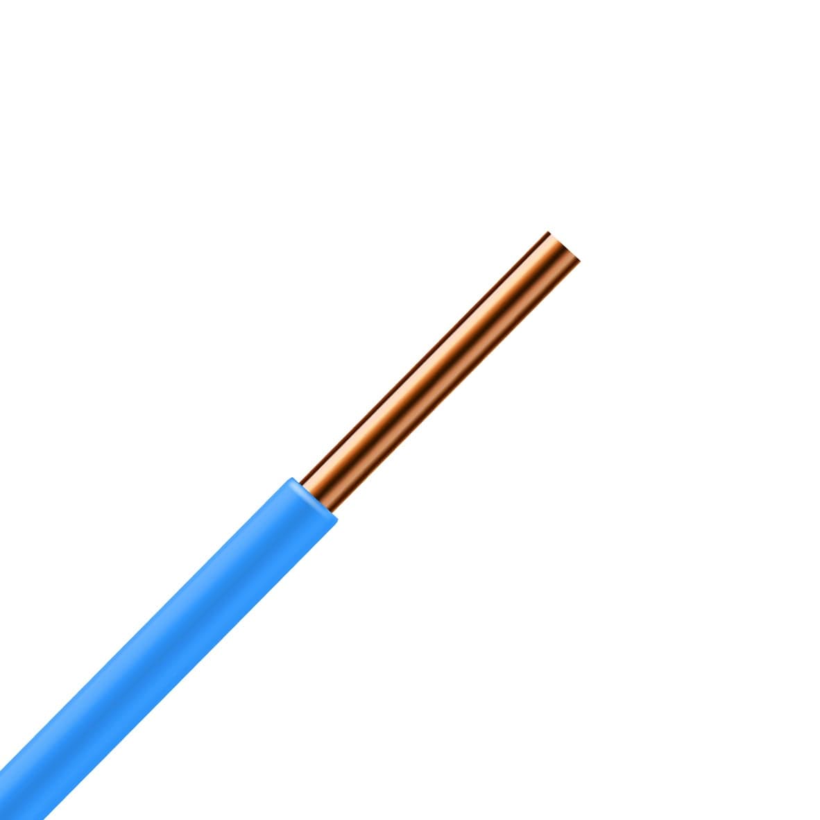 Kábel CY 1,5 = H07V-U modrý