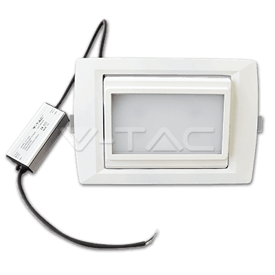 Svietidlo LED 35W, 6000K, 2100lm, IP66, 160°, Al-biela, BOp-Z, 170x264, VT-7035 (V-TAC)