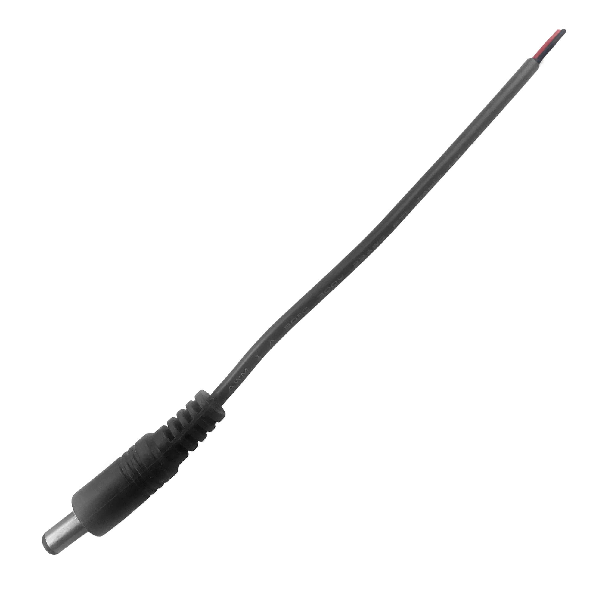 LED strip male power plug DC 5.5/2.1
