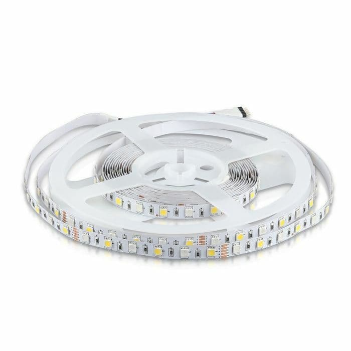 Pásik LED 12V 10,8W, RGB+6000K 500lm, 5m, 60 LED/m, VT-5050 (V-TAC)