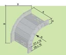 Profil klesajúci 90° 90X100X500, s (kat.zn.-NKO 90X100X500),bal. 1 ks (KOPOS)