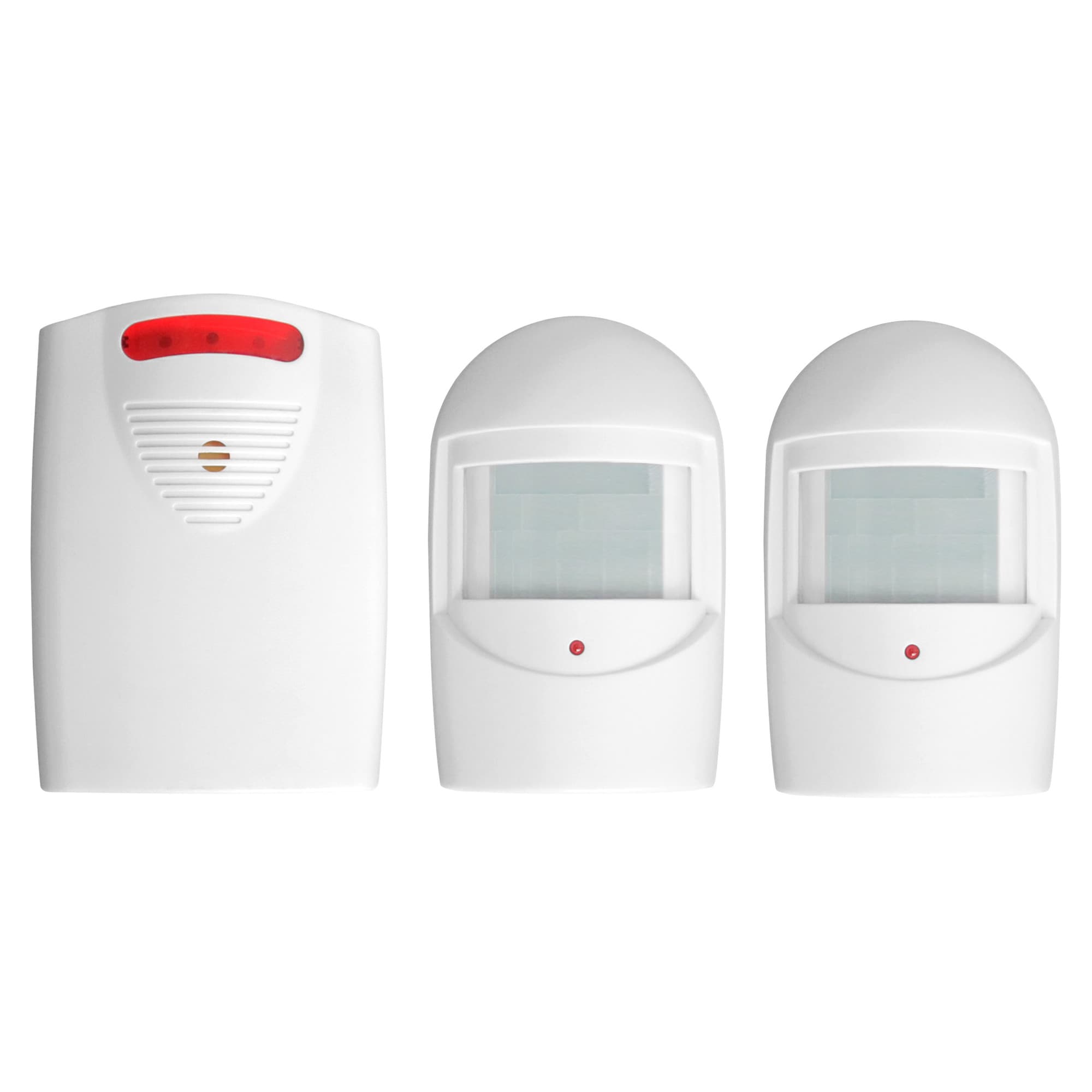 Set of motion sensors with wireless alert system, IP44, 120m