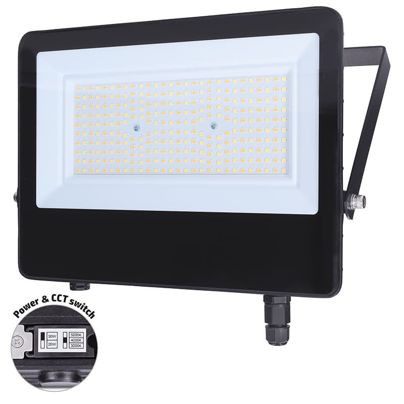 Solight LED reflektor TOP, 100W, max. 14000lm, 3CCT, voliteľný výkon 100/75/50%, IP65, rýc