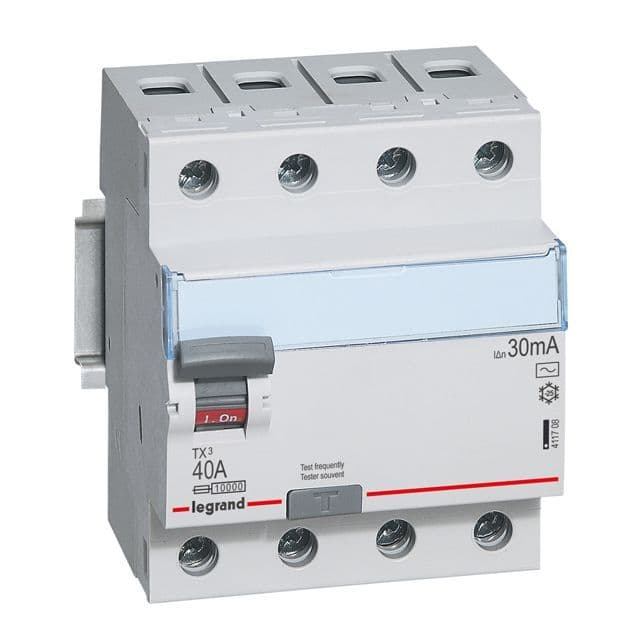 Prúdový chránič TX3 4P 40A 30mA AC (Legrand) (náhrada za 008994) stará referencia LE_0089