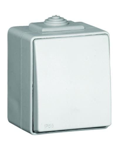 Spínač 1-pólový (1) 16A/250V IP65 biela LOGUS90 Waterproof 48 (EFAPEL)