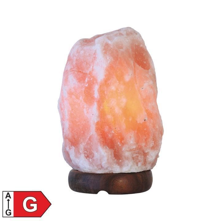 Soľná lampa, tvar kameňa, 1-2kg