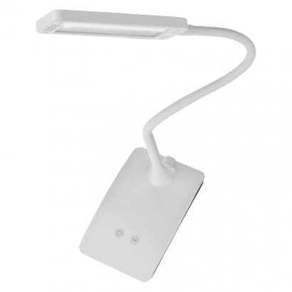 LED stolná lampa Eddy, biela (EMOS)