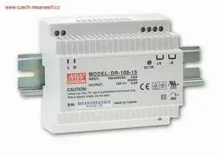 DR-100-24 zdroj DIN
