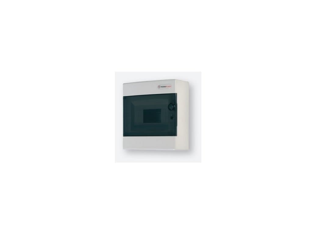 Rozvádzač nástenný 8M, IP40, transp. dv., N4/8 C/P (Technoplast)