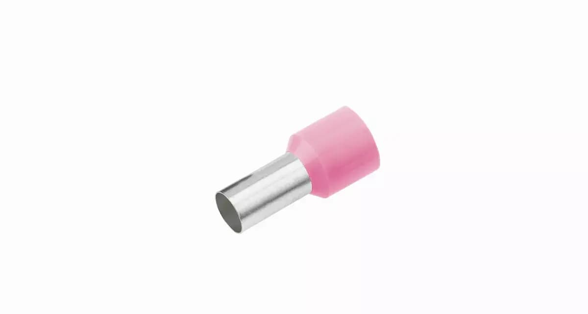 Izolovaná dutinka Cu 0,34/6 mm, růžová (100 ks) (Cimco)
