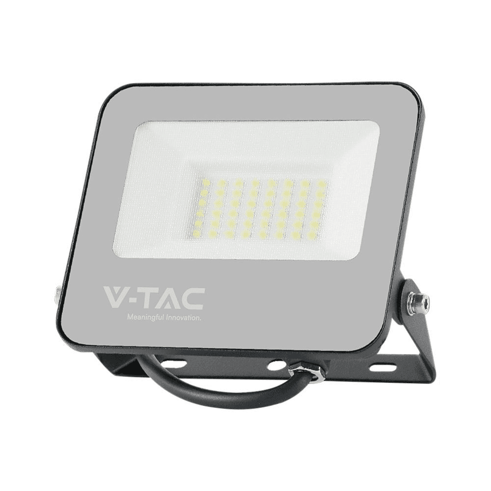 50W svetlomet RGB + biele matné sklo čierne s ovládačom IP65 VT-44053 (V-TAC)