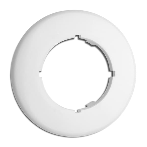 Rámček okrúhly 1-násobný, biely duroplast (THPG)