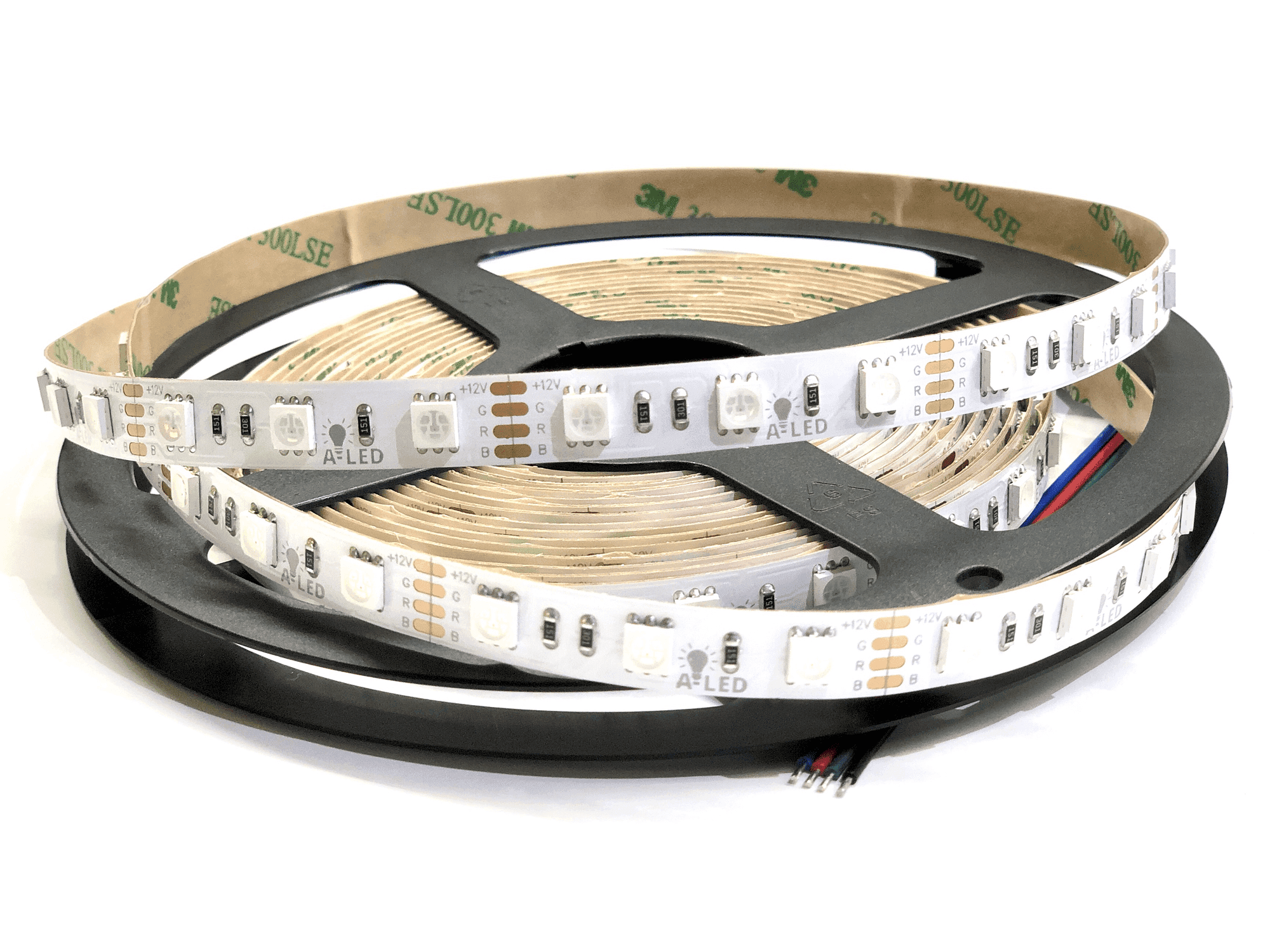 Pásik LED 12V 14,4W RGB, 1800mcd/čip, 1m, 60 LED/m, IP20