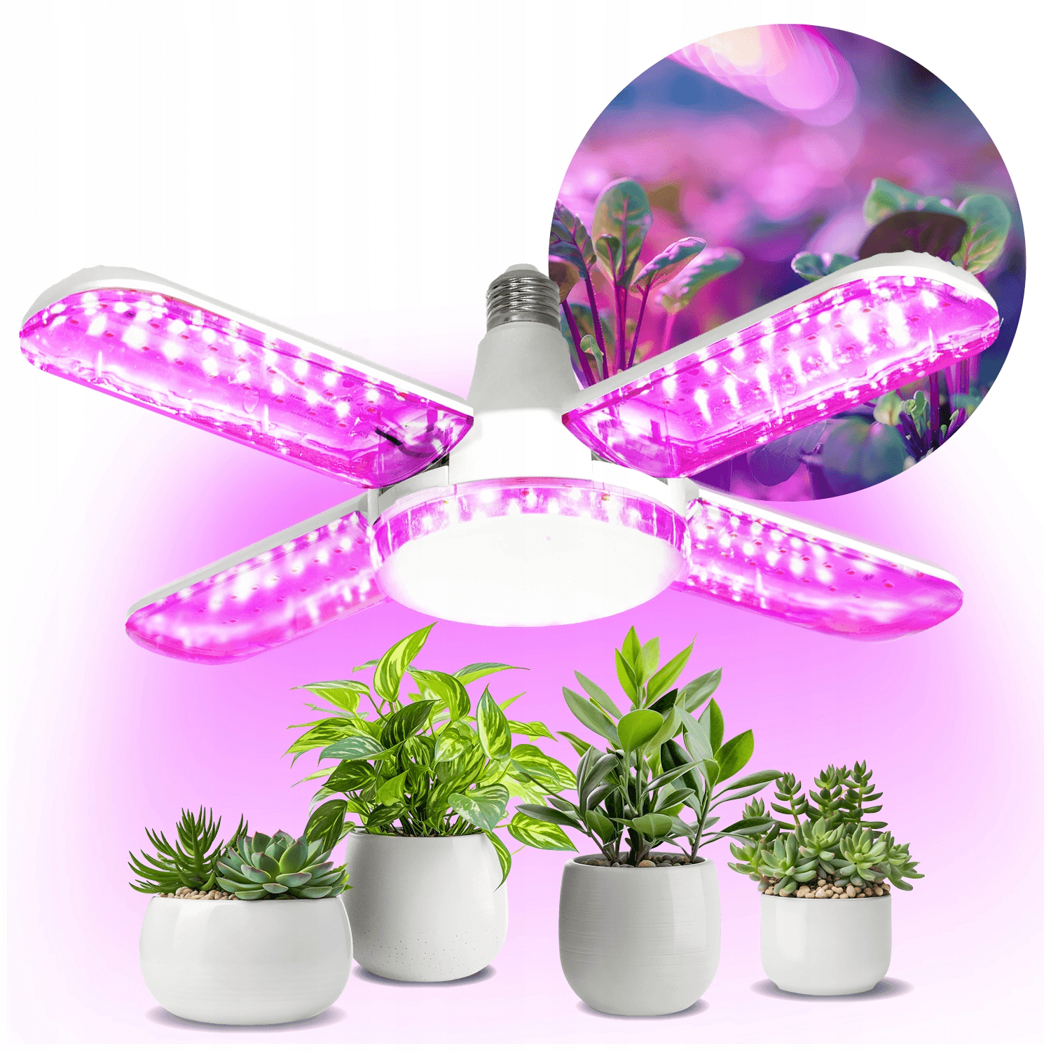 Žiarovka LED 40W, E27, PLANTY B 1200K rast rastlín (Kobi)