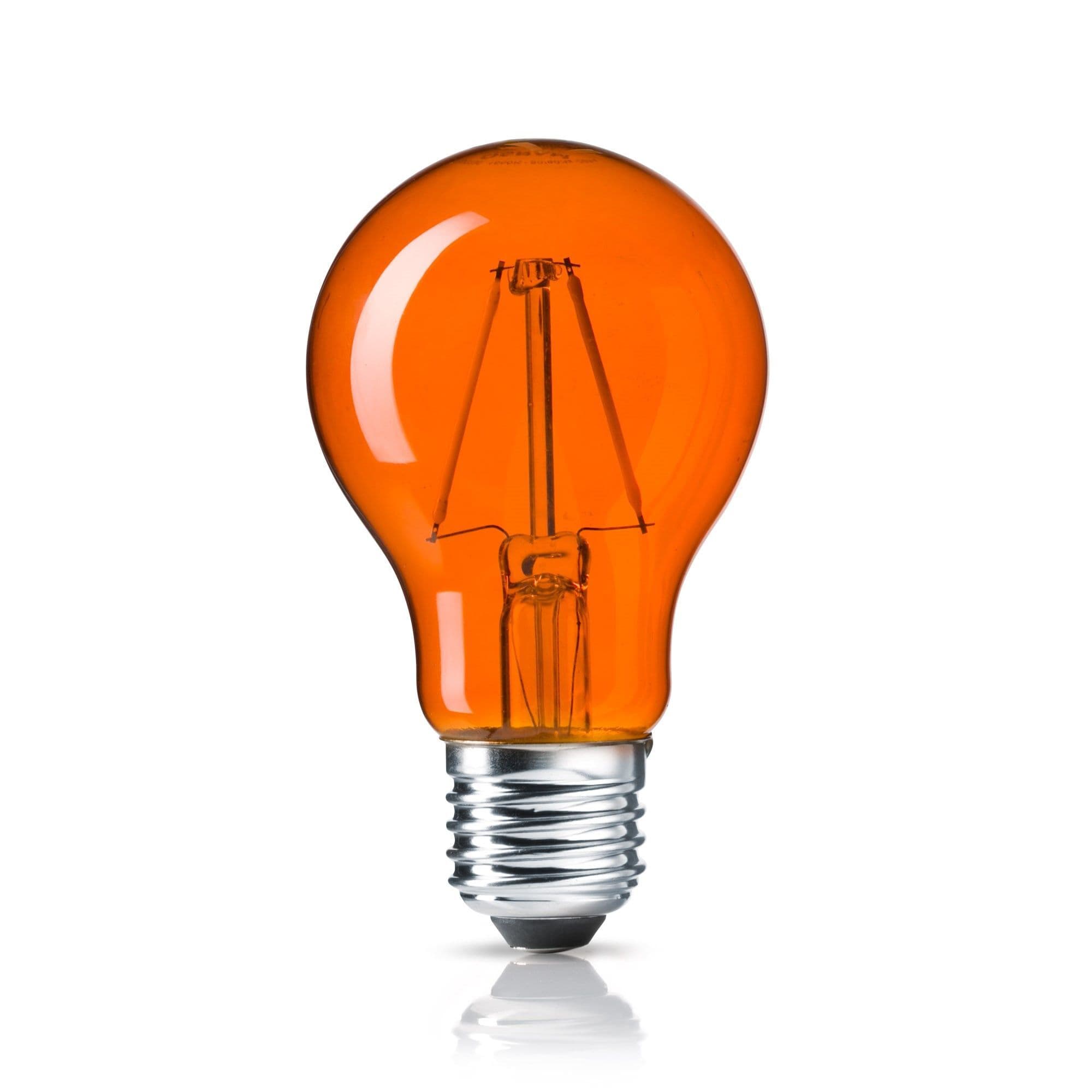 Žiarovka farebná LED 2,5W, E27, oranžová, CLA15 240V (OSRAM)