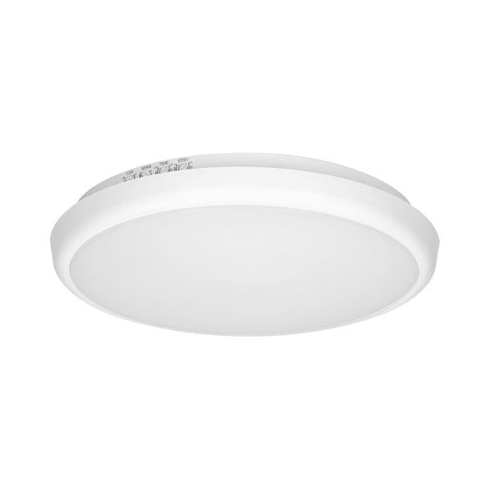 Stropné LED svietidlo CERS s mikrovlnným senzorom 16W, 4000K, 1300lm, IP54 biele (ORNO)