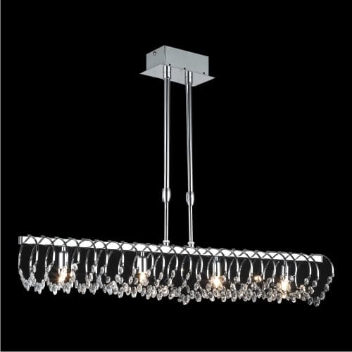 Svietidlo CRYSTAL/9199-4.1/4xG9/40W,mat.: chrómE / ASFOUR CRYSTAL (LUXERA)
