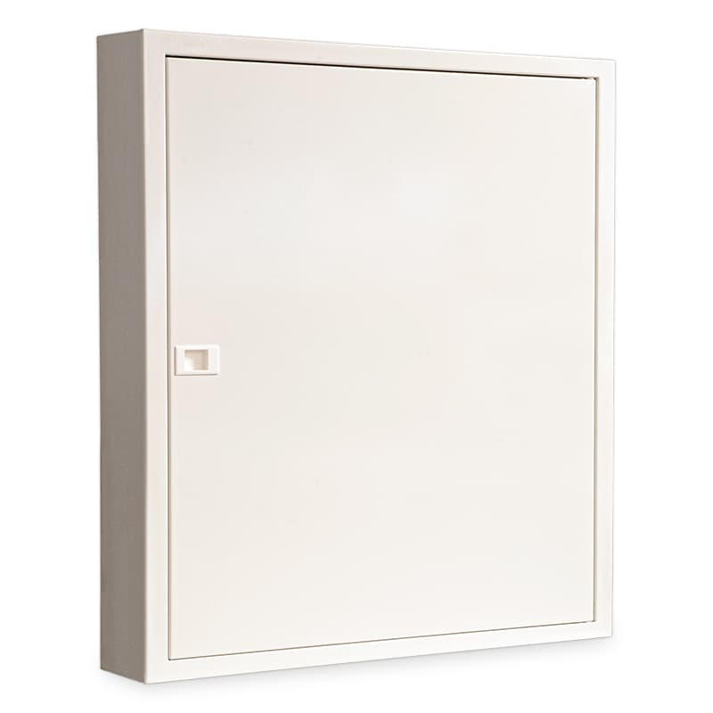 Plechová rozvodnica na povrch, 72 modulov (3x24), IP30