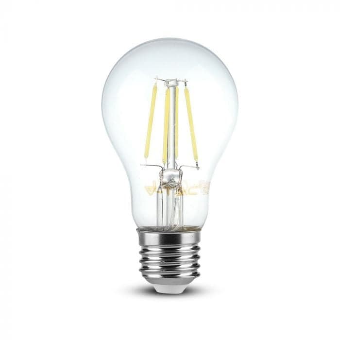 Žiarovka LED Filament E27 4W, 4000K, 400lm, A60 VT-1885 (V-TAC)