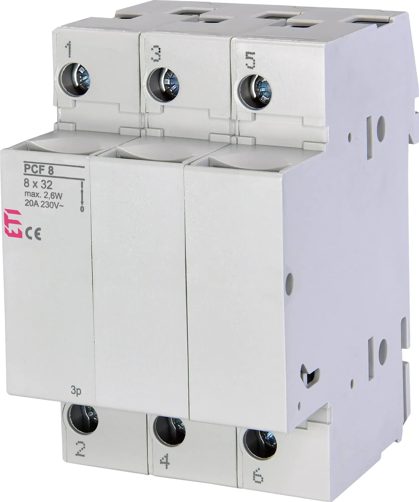 Poistkový odpínač PCF 8 3-pólový 20A 400V (ETI)