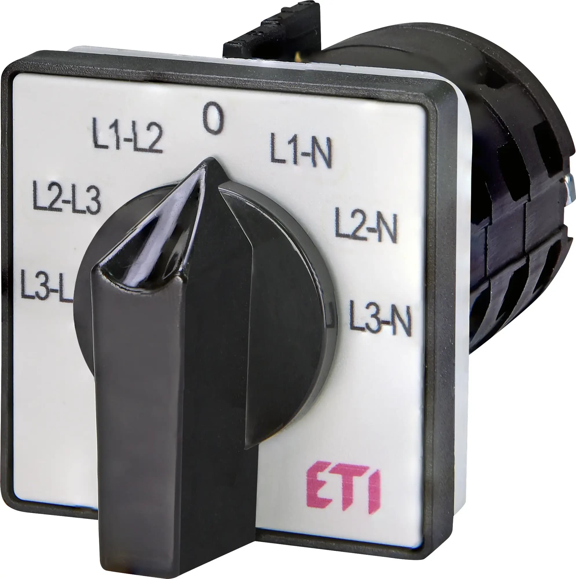 Vačkový spínač pre voltmeter 16A fázový a medzifázový, CS 16 66 U (ETI)