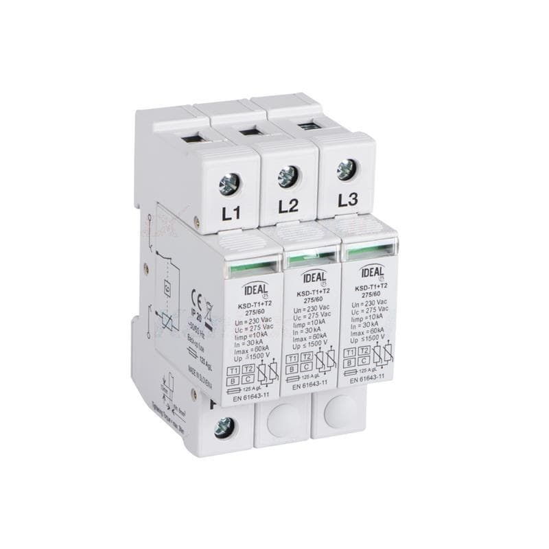 KSD-T1+T2 275/180 3P Prepäťová ochrana