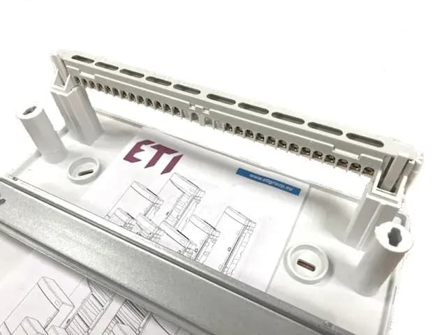 Rozvádzač nástenný bytový 24M IP40 dvierka transp. 361x287x112mm ECT24PT (ETI)