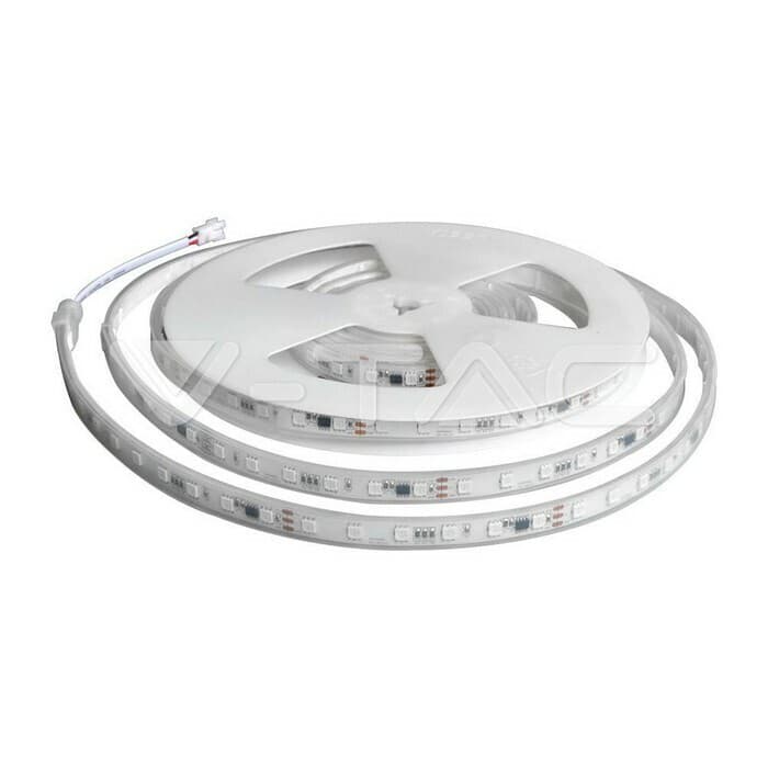 Sada LED pásika komplet 13W/m, RGB MAGIC SMART IP65, 24V , 60 LED/m, VT-5050 , 5m (V-TAC)