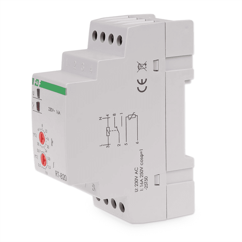 Termostat RT-821 mech. 16A -4- +5stup.C