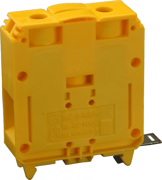 Svorka radová 120/95mm2 (269A/800V) žltá - RS 120/3 (SEZ DK)