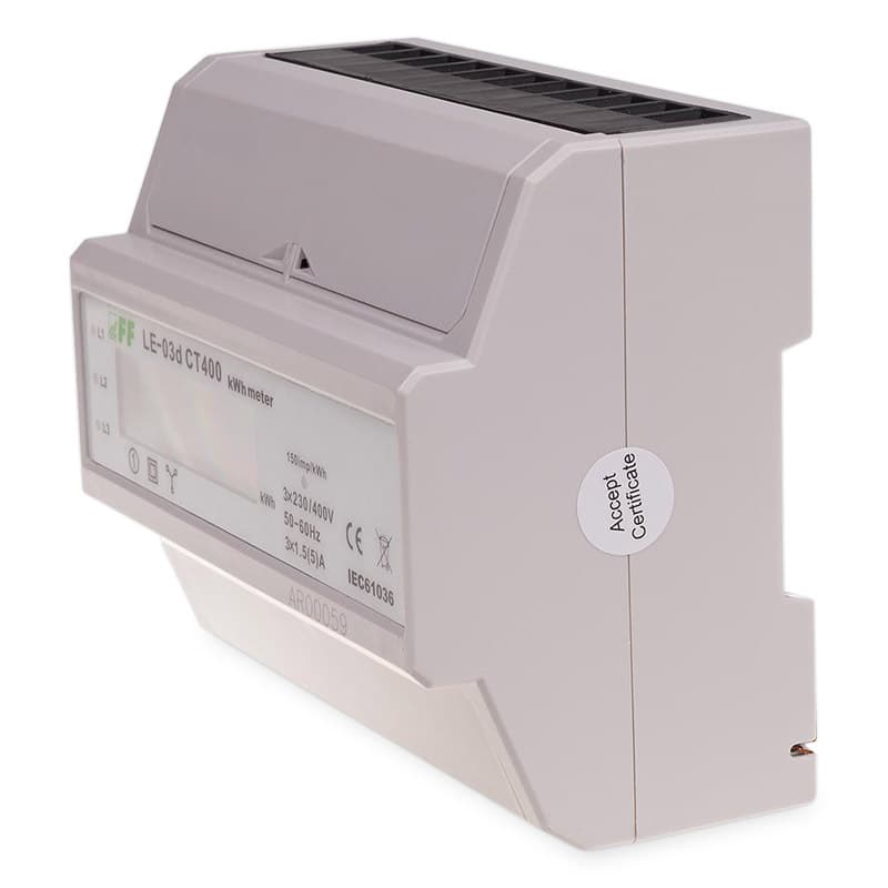 3-fázový polopriamy elektromer, 3x 230/400V, 400/5A