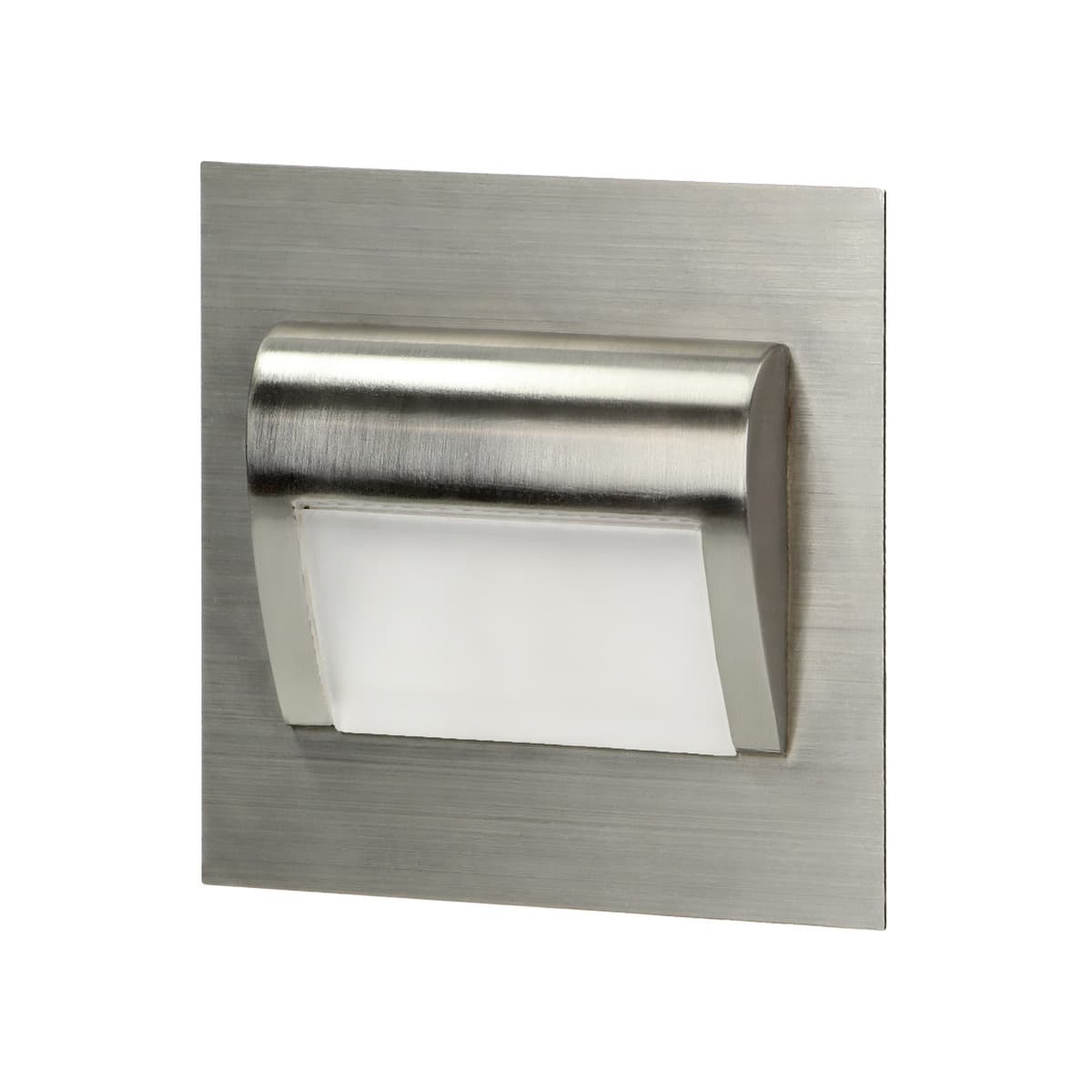 Schodiskové LED svietidlo DRACO 12V 1,5W, 30lm, 3000K, strieborné (ORNO)