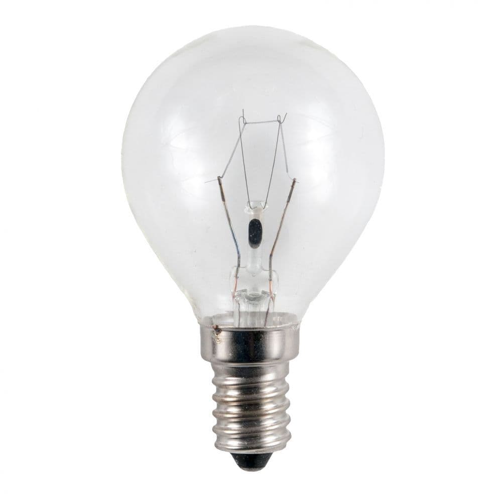 Žiarovka 15W, E14, 2700K, 230lm, 235V, pre PIZZA pec do 500 °C, ilumin., číra (Schiefer)