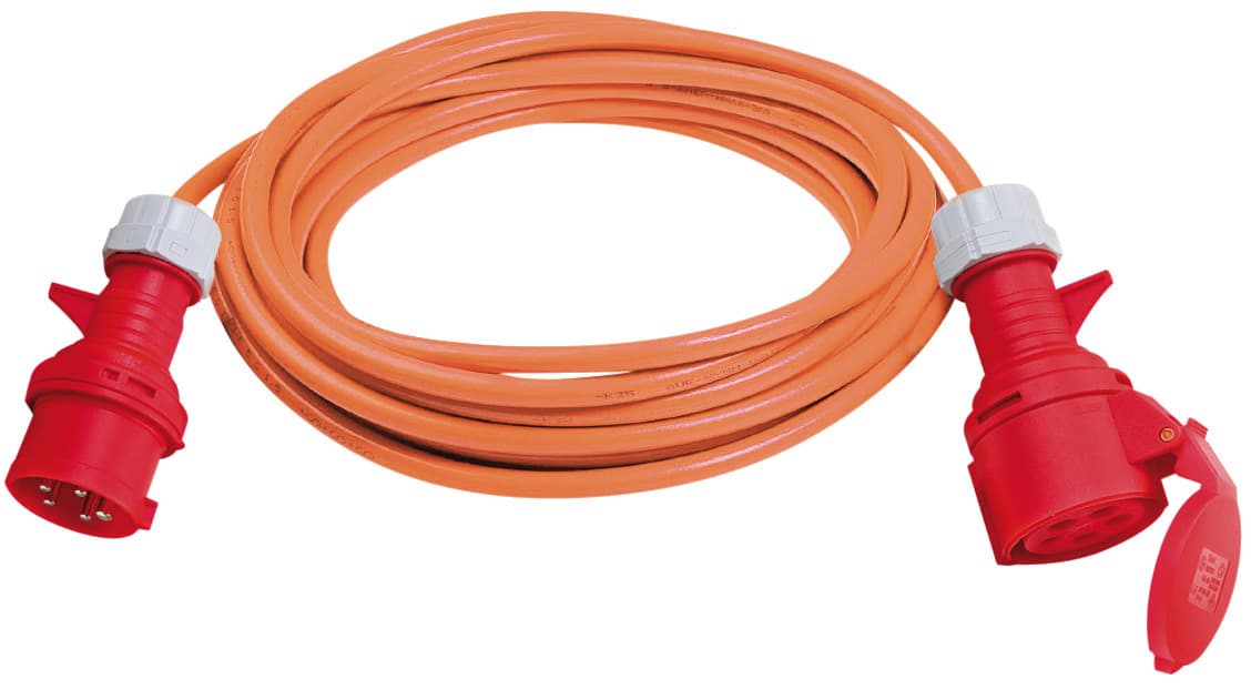 Predlžovací kábel (BREMAXX kábel), CEE spojka a CEE zástrčka 400V/16A, 10m (Brennenstuhl)