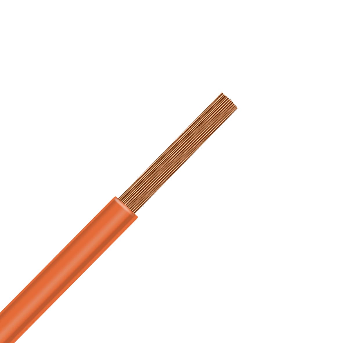 Kábel CYA 1,0=H05V-K oranžový